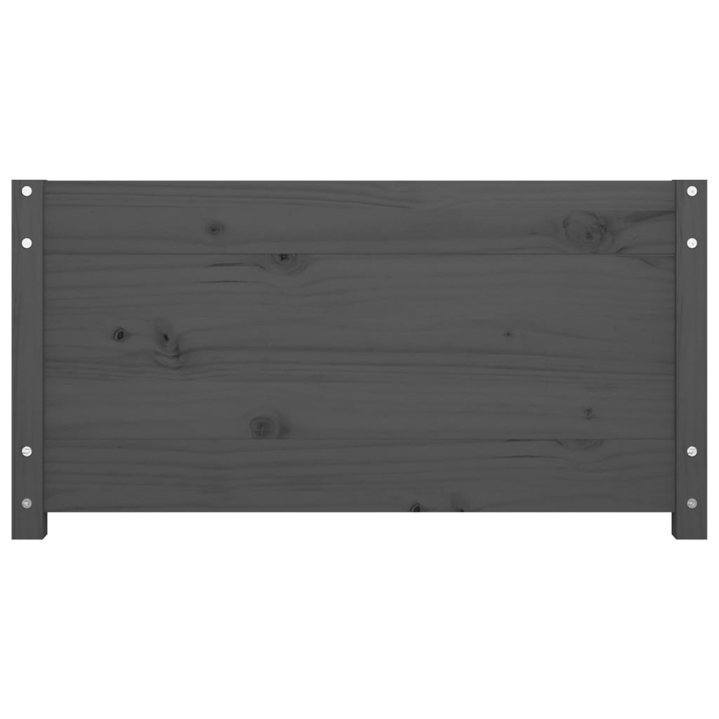 Day Bed without Mattress Grey 90x190 cm Single Single Solid Wood Pine