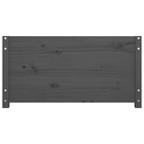 Day Bed without Mattress Grey 90x190 cm Single Single Solid Wood Pine