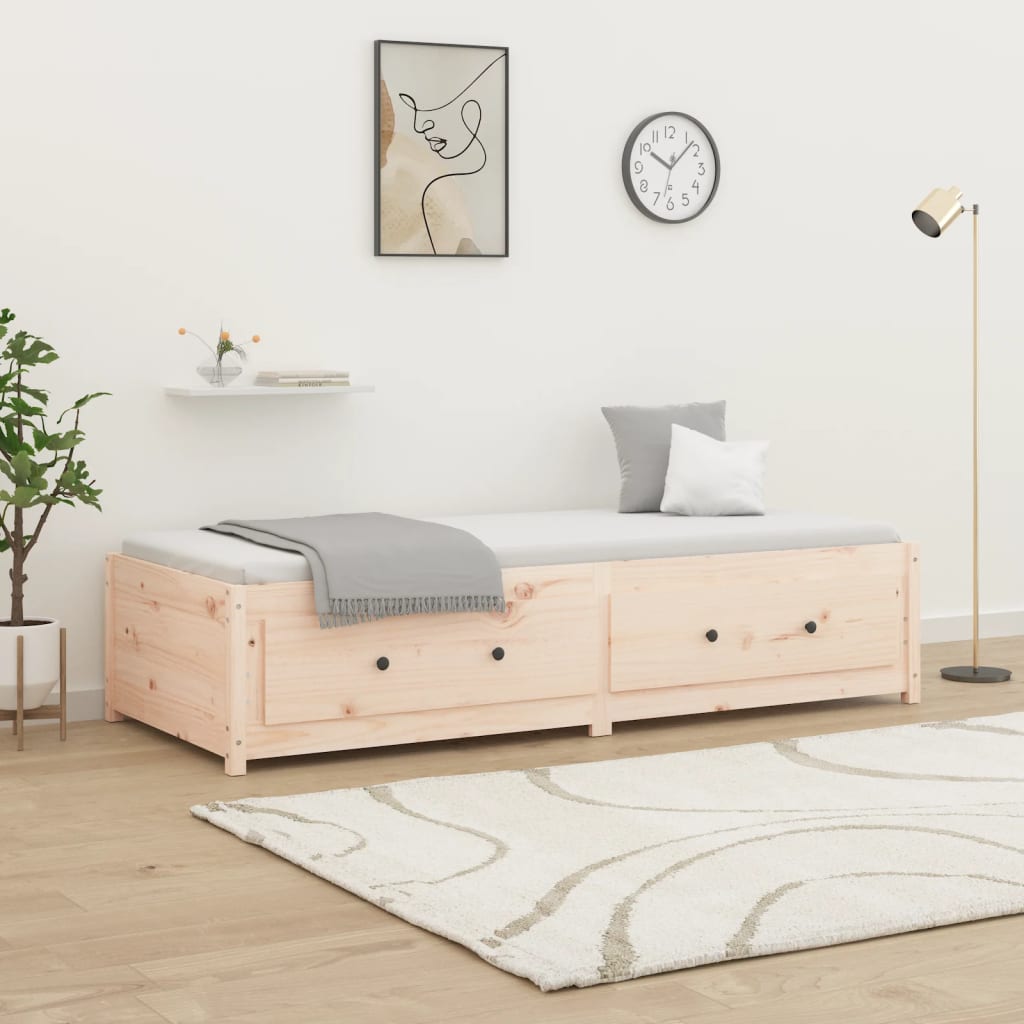 Day Bed Without Mattress Single Single Solid Wood Pine