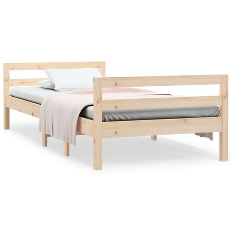 Bed Frame Without Mattress Solid Wood Pine