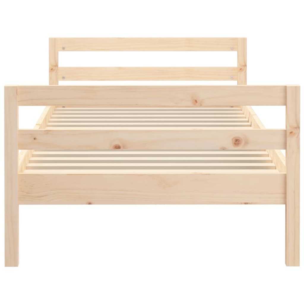 Bed Frame Without Mattress Solid Wood Pine