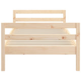 Bed Frame Without Mattress Solid Wood Pine