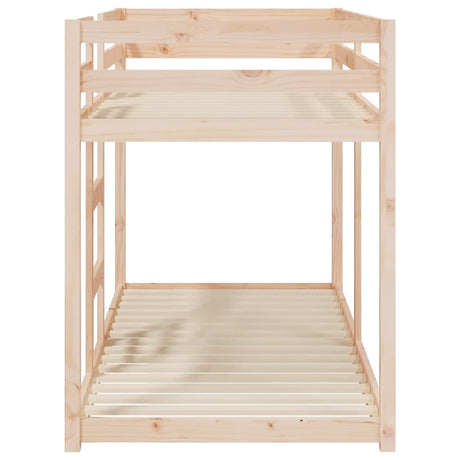 Bunk Bed Without Mattress Solid Wood Pine