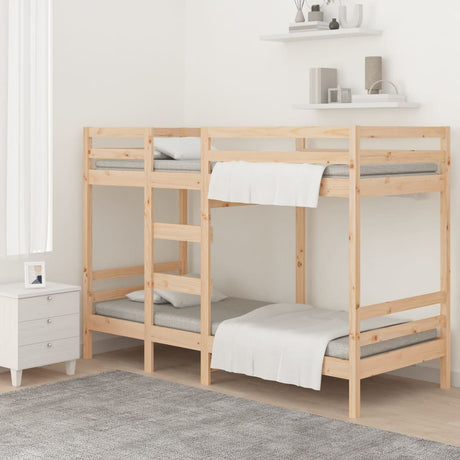 Bunk Bed Without Mattress Solid Wood Pine