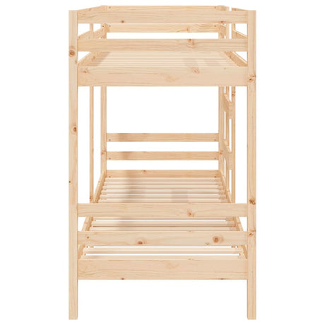 Bunk Bed Without Mattress Solid Wood Pine