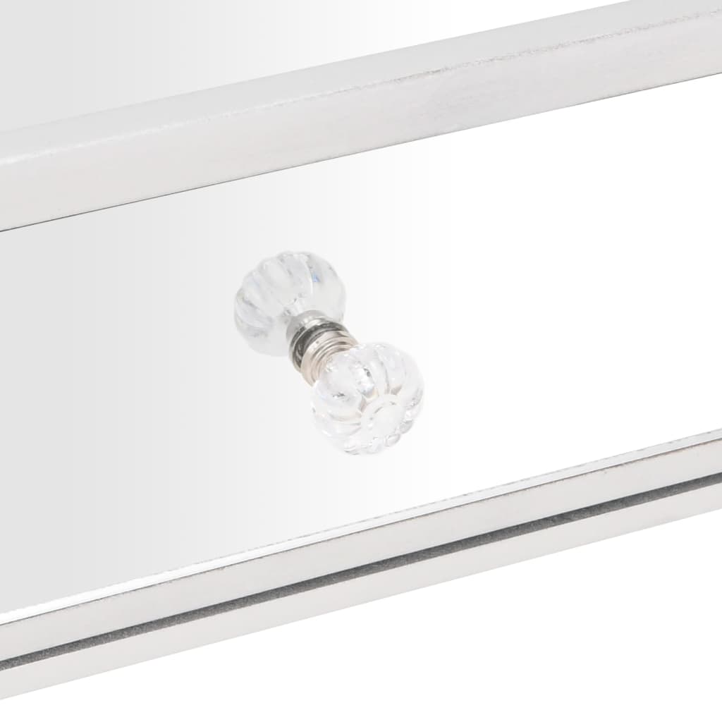 Mirrored Coffee Table 106X45X45 Cm Engineered Wood And Glass