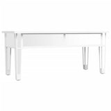 Mirrored Coffee Table 106X45X45 Cm Engineered Wood And Glass