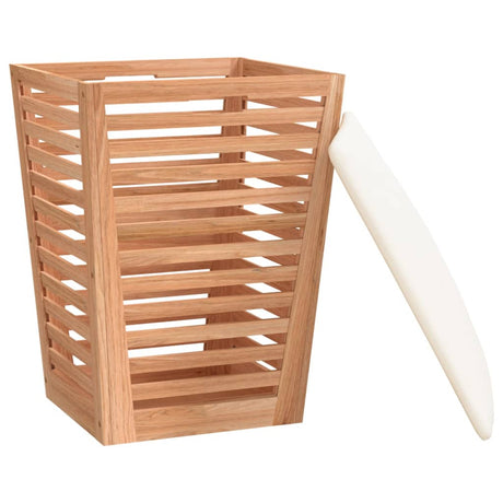 Bathroom Stool 40.5X40.5X56 Cm Solid Wood Walnut