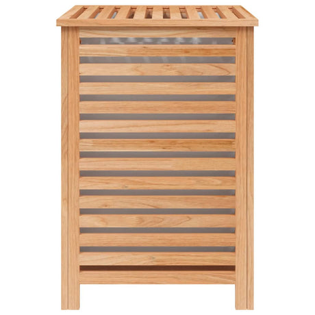 Laundry Basket 45X45X65 Cm Solid Wood Walnut
