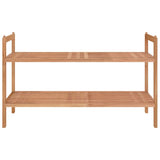Shoe Rack 69X27X41 Cm Solid Wood Walnut
