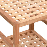 Bathroom Shelf 35.5X35.5X Solid Wood Walnut