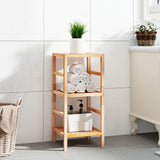 Bathroom Shelf 35.5X35.5X Solid Wood Walnut