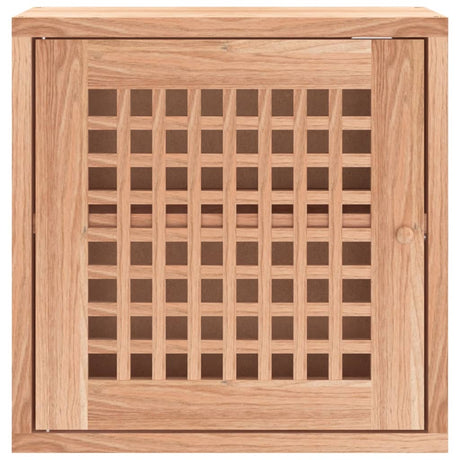Wall Cabinet 42X18X42 Cm Solid Wood Walnut