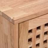 Wall Cabinet 42X18X42 Cm Solid Wood Walnut