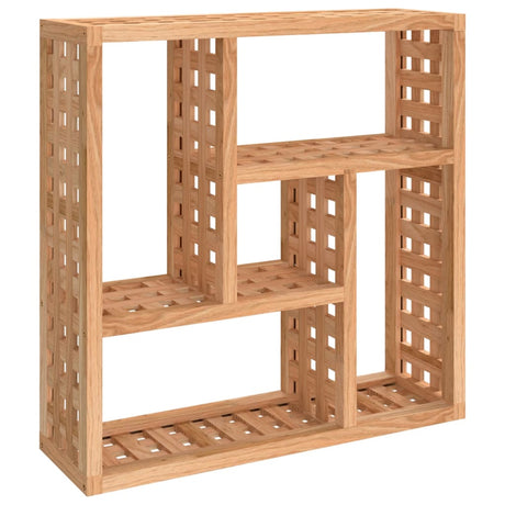 Wall Shelf 49X15X49 Cm Solid Wood Walnut