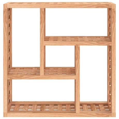 Wall Shelf 49X15X49 Cm Solid Wood Walnut
