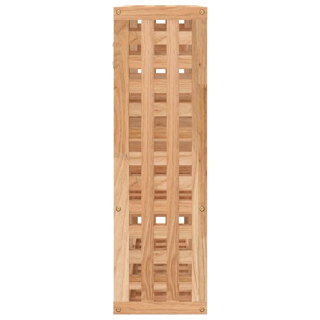 Wall Shelf 49X15X49 Cm Solid Wood Walnut
