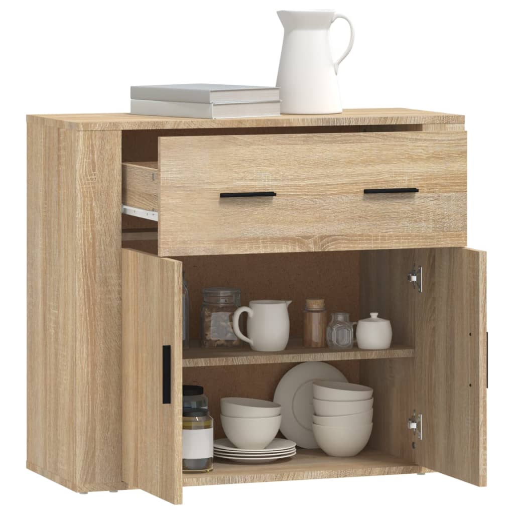 Sideboard 80X33X70 Cm Engineered Wood