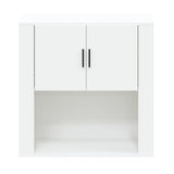 Wall Cabinet White 80X33X80 Cm Engineered Wood