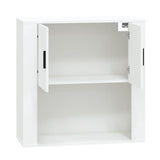 Wall Cabinet White 80X33X80 Cm Engineered Wood