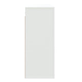 Wall Cabinet White 80X33X80 Cm Engineered Wood