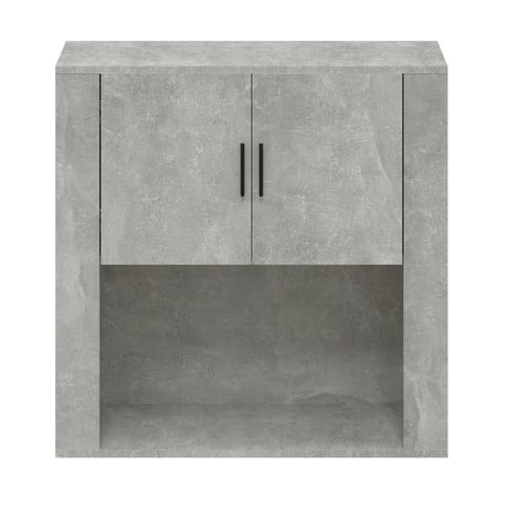 Wall Cabinet Concrete Grey 80X33X80 Cm Engineered Wood