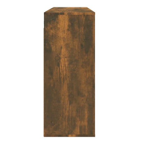 Wall Cabinet Smoked Oak 80X33X80 Cm Engineered Wood