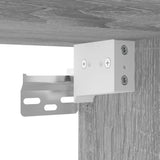 Wall Cabinet Grey Sonoma 80X33X80 Cm Engineered Wood