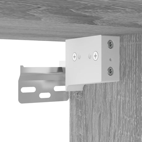 Wall Cabinet Grey Sonoma 80X33X80 Cm Engineered Wood