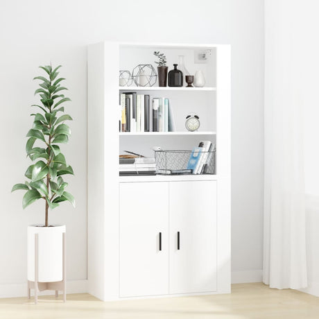 Wall Cabinet 80X33X80 Cm Engineered Wood