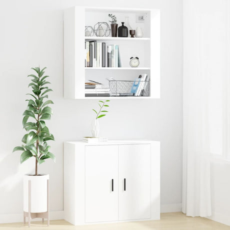 Wall Cabinet 80X33X80 Cm Engineered Wood