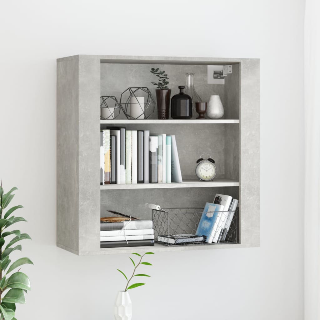 Wall Cabinet 80X33X80 Cm Engineered Wood