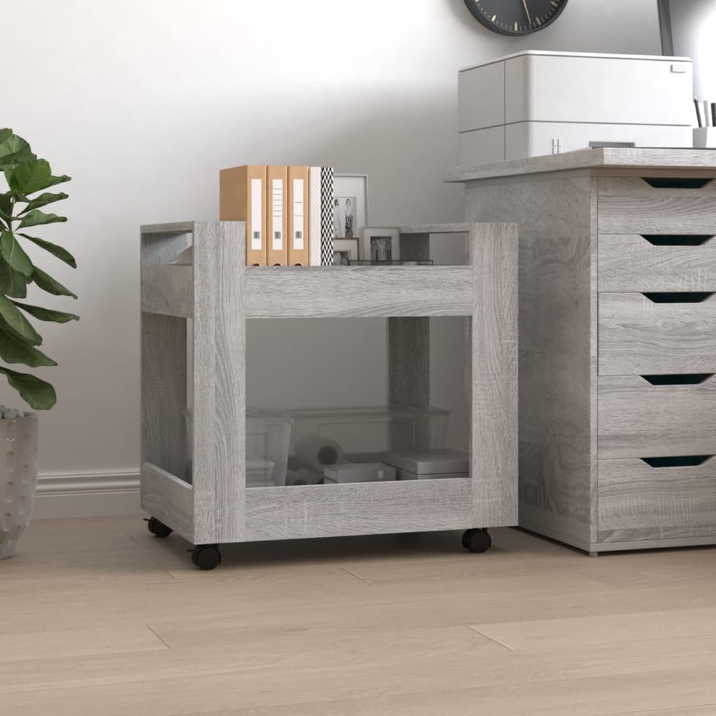 Desk Trolley 60X45X60 Cm Engineered Wood