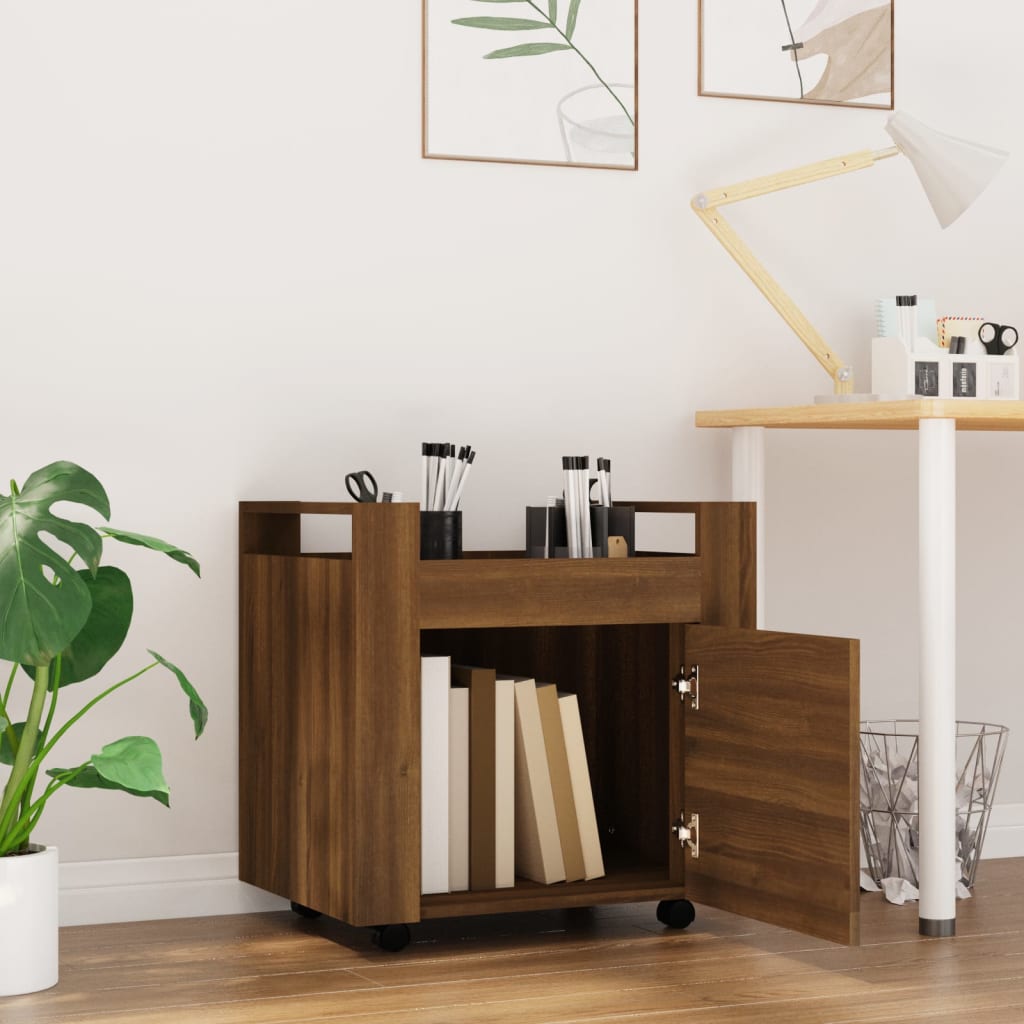 Desk Trolley 60X45X60 Cm Engineered Wood