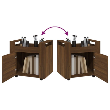 Desk Trolley 60X45X60 Cm Engineered Wood