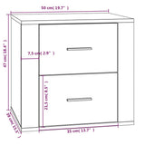 Bedside Cabinet 50X39X47 Cm