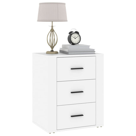 Bedside Cabinet 50X36X60 Cm Engineered Wood