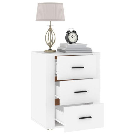 Bedside Cabinet 50X36X60 Cm Engineered Wood