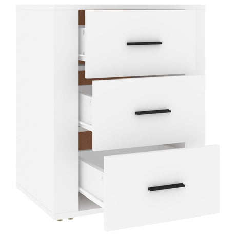 Bedside Cabinet 50X36X60 Cm Engineered Wood
