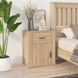 Bedside Cabinet 50X36X60 Cm Engineered Wood