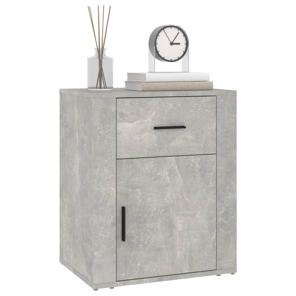 Bedside Cabinet 50X36X60 Cm Engineered Wood