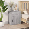 Bedside Cabinet 50X36X60 Cm Engineered Wood