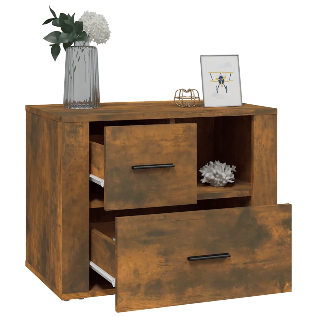 Bedside Cabinet 60X36X45 Cm Engineered Wood