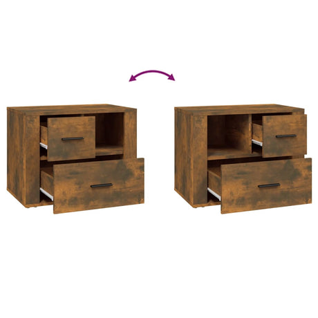 Bedside Cabinet 60X36X45 Cm Engineered Wood