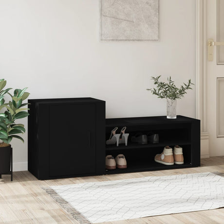 Shoe Cabinet 130X35X54 Cm Engineered Wood