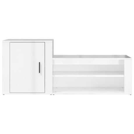 Shoe Cabinet 130X35X54 Cm Engineered Wood