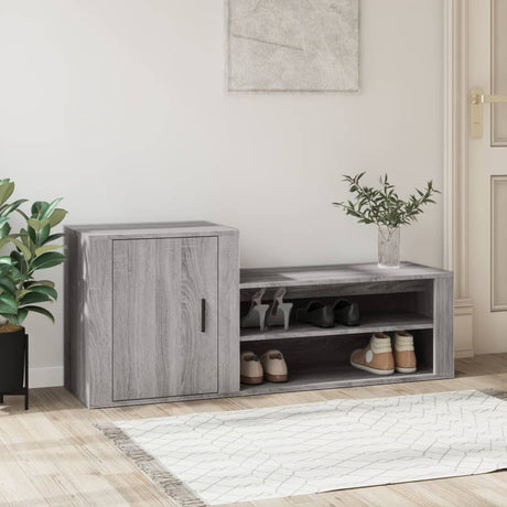 Shoe Cabinet 130X35X54 Cm Engineered Wood