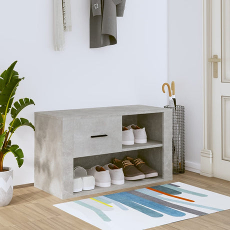 Shoe Cabinet 80X35X45 Cm Engineered Wood