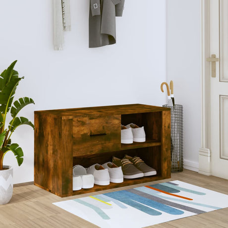 Shoe Cabinet 80X35X45 Cm Engineered Wood
