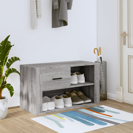 Shoe Cabinet 80X35X45 Cm Engineered Wood